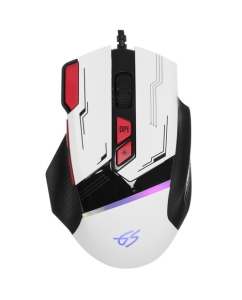 Купить Мышь+коврик проводная DEXP Armor  белый  в E-mobi