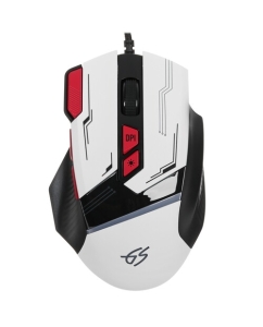 Купить Мышь+коврик проводная DEXP Armor  белый  в E-mobi