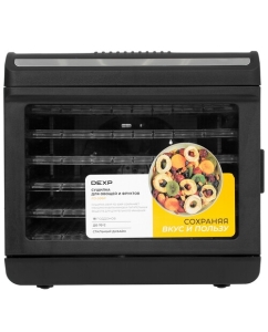 Купить Сушилка для овощей и фруктов DEXP FD-506P черный  в E-mobi