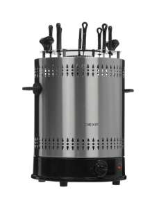 Купить Электрошашлычница DEXP KBM-1400 серебристый в E-mobi