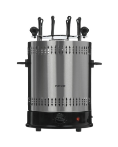 Купить Электрошашлычница DEXP KBM-1400 серебристый  в E-mobi