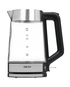 Купить Электрочайник DEXP EK-16RGB серебристый в E-mobi