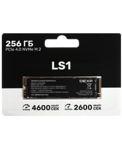 Купить 256 ГБ M.2 NVMe накопитель DEXP LS1 в E-mobi