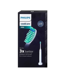 Купить Электрическая зубная щетка Philips 2100 Series HX3651/13 белая  в E-mobi