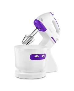 Купить Миксер Kitfort КТ-3490 белый, фиолетовый в E-mobi