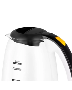 Купить Чайник электрический Kitfort КТ-6637 1.7 л черный, белый, прозрачный  в E-mobi