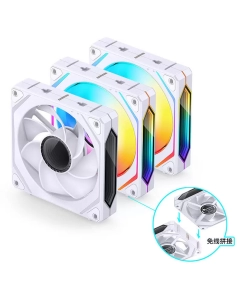 Купить Комплект вентиляторов Jonsbo ZL-120WR (3 in 1) REVERSE  в E-mobi