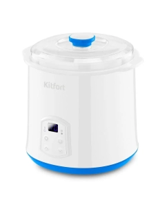 Купить Йогуртница Kitfort KT-6401 белый; синий в E-mobi