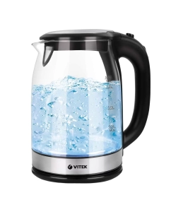 Купить Чайник электрический VITEK VT-7095 1.8 л черный, серебристый в E-mobi
