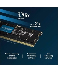 Купить Оперативная память Crucial (CT16G56C46S5), DDR5 1x16Gb, 5600MHz  в E-mobi