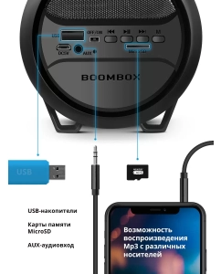 Купить Портативная колонка Defender G24 Black  в E-mobi
