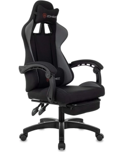 Купить Кресло игровое Zombie Shadow, ткань, черный/серый G в E-mobi