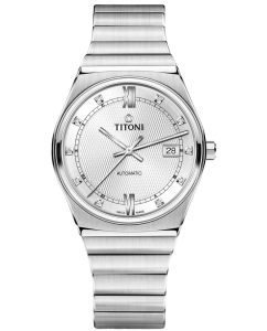 Купить Швейцарские механические наручные часы Titoni 83751-S-629 в E-mobi