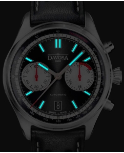 Купить Швейцарские механические наручные часы DAVOSA DAV.16153655 с хронографом  в E-mobi