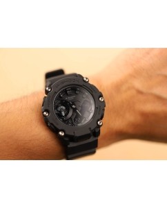 Купить Японские наручные часы Casio G-SHOCK GA-2200BB-1AER с хронографом  в E-mobi