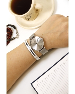 Купить Наручные часы Daniel Wellington Petite Unitone 36 S Silver  в E-mobi