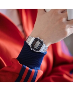 Купить Японские наручные часы Casio Vintage A-168WA-1 с хронографом  в E-mobi