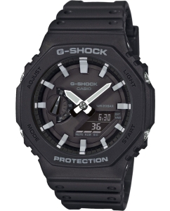 Купить Японские наручные часы Casio G-SHOCK GA-2100-1AER с хронографом в E-mobi