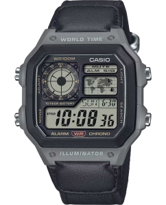 Купить Японские наручные часы Casio Collection AE-1200WHUB-8A с хронографом в E-mobi