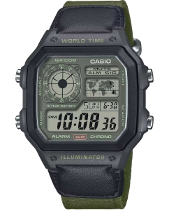 Купить Японские наручные часы Casio Collection AE-1200WHUB-3A с хронографом в E-mobi