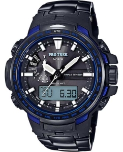 Купить Японские наручные часы Casio Pro Trek PRW-6100YT-1B с хронографом в E-mobi