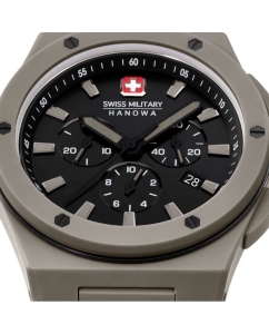 Купить Швейцарские керамические наручные часы Swiss Military Hanowa SMWGI0002285 с хронографом  в E-mobi