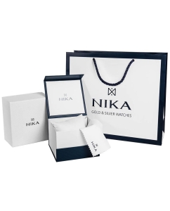 Купить Российские серебряные наручные часы NIKA 1898.0.9.81A с хронографом  в E-mobi