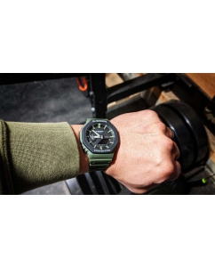 Купить Японские наручные часы Casio G-SHOCK GA-2110SU-3AER с хронографом  в E-mobi