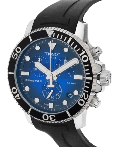 Купить Швейцарские наручные часы Tissot T-Sport Seastar T120.417.17.041.00 с хронографом  в E-mobi