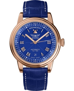 Купить Швейцарские механические наручные часы Aviator V.3.35.2.277.4 в E-mobi