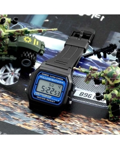 Купить Японские наручные часы Casio Illuminator F-105W-1A  в E-mobi