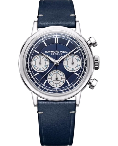 Купить Швейцарские механические наручные часы Raymond Weil 7765-STC-50651 с хронографом в E-mobi