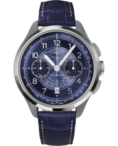Купить Швейцарские механические спортивные наручные часы Aviator V.4.40.0.356.4 с хронографом в E-mobi