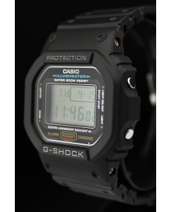 Купить Японские наручные часы Casio G-SHOCK DW-5600E-1V с хронографом  в E-mobi
