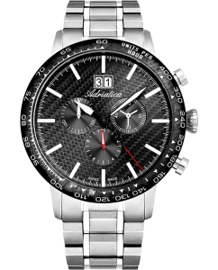 Купить Швейцарские титановые наручные часы Adriatica A8383.4114CH с хронографом в E-mobi