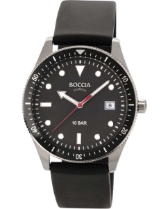 Купить Титановые наручные часы Boccia Titanium 3664-01 в E-mobi