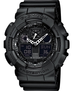 Купить Японские наручные часы Casio G-SHOCK GA-100-1A1 с хронографом в E-mobi
