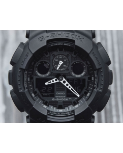Купить Японские наручные часы Casio G-SHOCK GA-100-1A1 с хронографом  в E-mobi