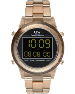 Купить Наручные часы Daniel Wellington Digital 42 Dark Brown в E-mobi