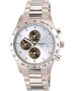 Купить Титановые наручные часы Boccia Titanium 3739-01 с хронографом в E-mobi