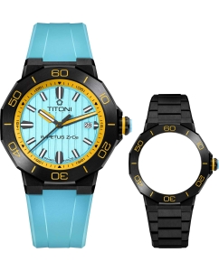 Купить Швейцарские механические керамические наручные часы Titoni 83765-B-AO-707 в E-mobi