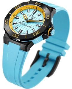 Купить Швейцарские механические керамические наручные часы Titoni 83765-B-AO-707  в E-mobi