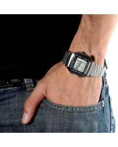 Купить Японские наручные часы Casio Vintage A-178WA-1 с хронографом  в E-mobi