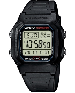 Купить Японские наручные часы Casio Collection W-800H-1A с хронографом в E-mobi
