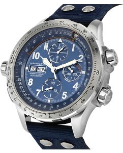 Купить Швейцарские механические наручные часы Hamilton H77906940 с хронографом  в E-mobi