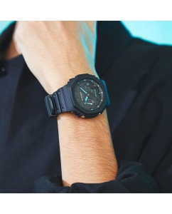 Купить Японские наручные часы Casio G-SHOCK GA-2100-1A2ER с хронографом  в E-mobi