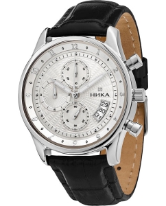 Купить Российские серебряные наручные часы NIKA 1876.0.9.22C с хронографом в E-mobi