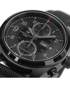 Купить Швейцарские механические наручные часы Hamilton H71626735 с хронографом  в E-mobi