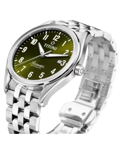 Купить Швейцарские механические наручные часы Titoni 83906-S-700  в E-mobi