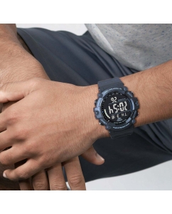 Купить Японские наручные часы Casio Illuminator AE-1500WH-8BVEF с хронографом  в E-mobi